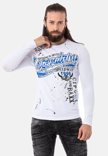 Longsleeve Cipo and Baxx CL510 white