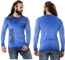 Longsleeve Cipo and Baxx CL527 blue