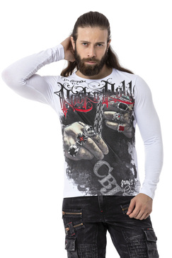 Longsleeve Cipo and Baxx CL511 white