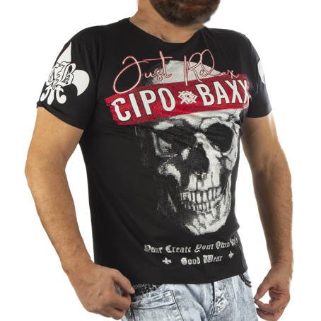 Koszulka CIPO BAXX CT610 BLACK
