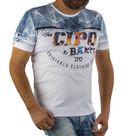 Koszulka CIPO BAXX CT612 WHITE