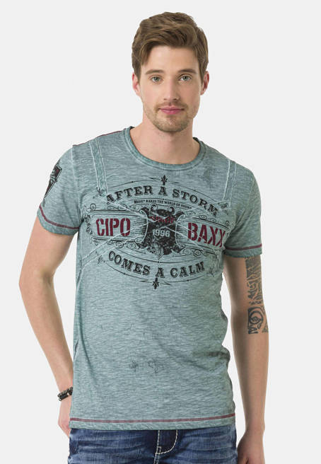 Koszulka Cipo and Baxx CT703 Mint